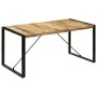 Dining table 160x80x75 cm solid mango wood by vidaXL, Kitchen and dining tables - Ref: Foro24-247417, Price: 325,08 €, Discou...