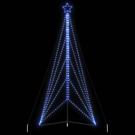 Árbol de Navidad LED 615 LEDs azul 404,5 cm en Decoración Festiva y Estacional | Comprar online en Foru.es