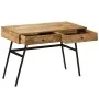 Escritorio con cajones madera maciza de mango 110x50x76 cm de vidaXL, Escritorios - Ref: Foro24-246718, Precio: 232,25 €, Des...