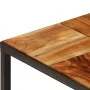 Mesa de centro madera maciza de acacia y acero 110x60x40 cm de vidaXL, Mesas de centro - Ref: Foro24-246678, Precio: 117,09 €...