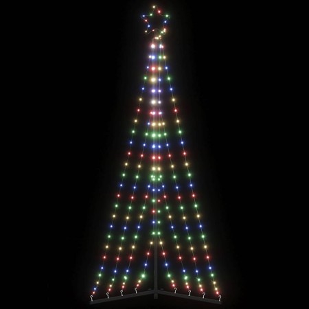 Árbol de Navidad LED 339 LEDs de colores 187 cm en Decoración Festiva y Estacional | Comprar online en Foru.es