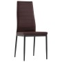 Conjunto de mesa y sillas de comedor 5 piezas marrón de vidaXL, muebles para cocinas y comedores - Ref: Foro24-281697, Precio...
