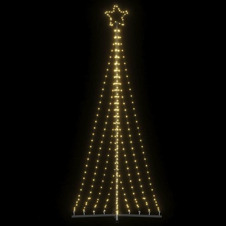 Árbol de Navidad LED 447 LEDs blanco cálido 250 cm en Decoración Festiva y Estacional | Comprar online en Foru.es