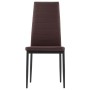Conjunto de mesa y sillas de comedor 5 piezas marrón de vidaXL, muebles para cocinas y comedores - Ref: Foro24-281697, Precio...