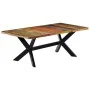 Esstisch aus recyceltem Massivholz, 200 x 100 x 75 cm von vidaXL, Küchen- und Esstische - Ref: Foro24-247429, Preis: 476,91 €...
