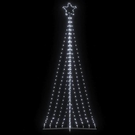 Árbol de Navidad LED 447 LEDs blanco frío 250 cm en Decoración Festiva y Estacional | Comprar online en Foru.es