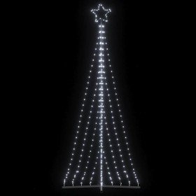 Árbol de Navidad LED 447 LEDs blanco frío 250 cm en Decoración Festiva y Estacional | Comprar online en Foru.es