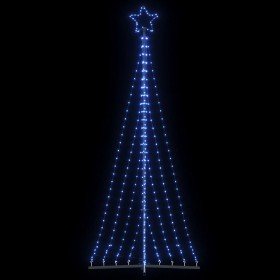 Árbol de Navidad LED 447 LEDs azul 250 cm en Decoración Festiva y Estacional | Comprar online en Foru.es