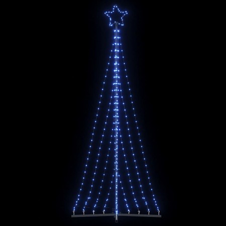 Árbol de Navidad LED 447 LEDs azul 250 cm en Decoración Festiva y Estacional | Comprar online en Foru.es