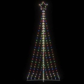 Árbol de Navidad LED 447 LEDs de colores 250 cm en Decoración Festiva y Estacional | Comprar online en Foru.es