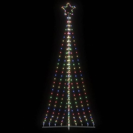 Árbol de Navidad LED 447 LEDs de colores 250 cm en Decoración Festiva y Estacional | Comprar online en Foru.es