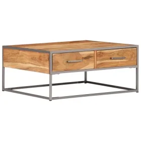 Solid acacia wood coffee table 75x75x35 cm by vidaXL, Coffee table - Ref: Foro24-247585, Price: 186,95 €, Discount: %