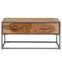 Mesa de centro de madera maciza de acacia 75x75x35 cm de vidaXL, Mesas de centro - Ref: Foro24-247585, Precio: 186,95 €, Desc...