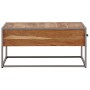 Mesa de centro de madera maciza de acacia 75x75x35 cm de vidaXL, Mesas de centro - Ref: Foro24-247585, Precio: 155,24 €, Desc...