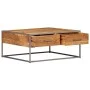 Mesa de centro de madera maciza de acacia 75x75x35 cm de vidaXL, Mesas de centro - Ref: Foro24-247585, Precio: 186,95 €, Desc...