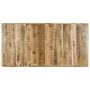 Mesa de comedor madera maciza de mango rugosa 160x80x75 cm de vidaXL, Mesas de cocina y de comedor - Ref: Foro24-247433, Prec...
