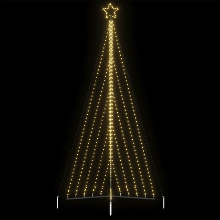 Árbol de Navidad LED 570 LEDs blanco cálido 399 cm en Decoración Festiva y Estacional | Comprar online en Foru.es