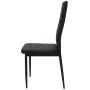 Conjunto de mesas y sillas de comedor de tres piezas negro de vidaXL, muebles para cocinas y comedores - Ref: Foro24-242932, ...