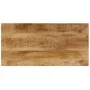 Mesa de centro madera maciza de mango y acero 100x50x35 cm de vidaXL, Mesas de centro - Ref: Foro24-247337, Precio: 167,37 €,...