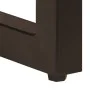 Mesa de centro madera maciza de mango y acero 100x50x35 cm de vidaXL, Mesas de centro - Ref: Foro24-247337, Precio: 167,37 €,...
