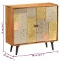 Sideboard aus massivem Akazienholz 80x30x75 cm von vidaXL, Sideboards - Ref: Foro24-247683, Preis: 317,23 €, Rabatt: %