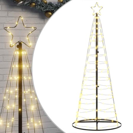 Árbol de Navidad LED 200 LEDs blanco cálido 180 cm en Decoración Festiva y Estacional | Comprar online en Foru.es