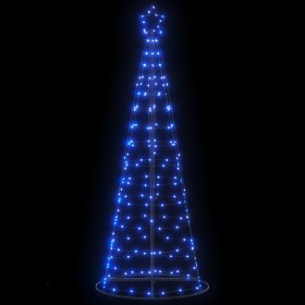 Árbol de Navidad LED 200 LEDs azul 180 cm en Decoración Festiva y Estacional | Comprar online en Foru.es