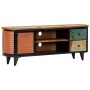 Mueble para TV madera maciza reciclada 120x30x45 cm de vidaXL, Muebles TV - Ref: Foro24-247921, Precio: 231,49 €, Descuento: %
