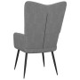 Silla de relajación de tela gris oscuro de vidaXL, Sillones - Ref: Foro24-327546, Precio: 132,72 €, Descuento: %