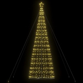 Árbol de Navidad LED 1534 LEDs blanco cálido 500 cm en Decoración Festiva y Estacional | Comprar online en Foru.es