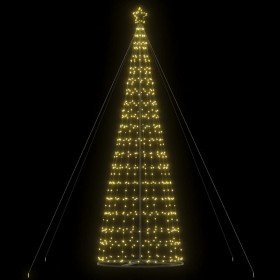Árbol de Navidad LED 1534 LEDs blanco cálido 500 cm en Decoración Festiva y Estacional | Comprar online en Foru.es