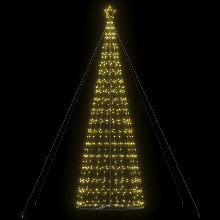 Árbol de Navidad LED 1534 LEDs blanco cálido 500 cm en Decoración Festiva y Estacional | Comprar online en Foru.es