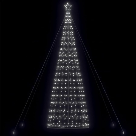 Árbol de Navidad LED 1534 LEDs blanco frío 500 cm en Decoración Festiva y Estacional | Comprar online en Foru.es