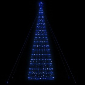 Árbol de Navidad LED 1534 LEDs azul 500 cm en Decoración Festiva y Estacional | Comprar online en Foru.es