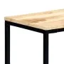 Solid raw mango wood console table 140x35x76 cm by vidaXL, Side tables - Ref: Foro24-247815, Price: 194,92 €, Discount: %