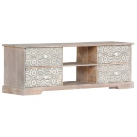 Mueble de TV de madera maciza de acacia 120x30x40 cm de vidaXL, Muebles TV - Ref: Foro24-247688, Precio: 235,80 €, Descuento: %