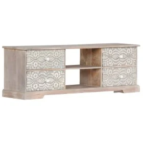 Mueble de TV de madera maciza de acacia 120x30x40 cm de vidaXL, Muebles TV - Ref: Foro24-247688, Precio: 232,32 €, Descuento: %