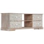 Mueble de TV de madera maciza de acacia 120x30x40 cm de vidaXL, Muebles TV - Ref: Foro24-247688, Precio: 235,80 €, Descuento: %