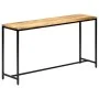 Solid raw mango wood console table 140x35x76 cm by vidaXL, Side tables - Ref: Foro24-247815, Price: 194,92 €, Discount: %