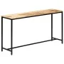 Solid raw mango wood console table 140x35x76 cm by vidaXL, Side tables - Ref: Foro24-247815, Price: 194,92 €, Discount: %