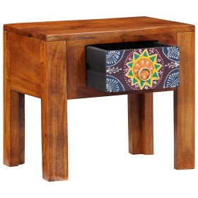 Mesa lateral con cajón Marrón 40 x 30 x 36 cm en Mesas auxiliares | Comprar online en Foru.es