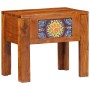 Mesa lateral con cajón Marrón 40 x 30 x 36 cm en Mesas auxiliares | Comprar online en Foru.es