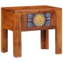 Mesa lateral con cajón Marrón 40 x 30 x 36 cm en Mesas auxiliares | Comprar online en Foru.es
