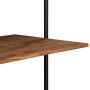 Escritorio de pared de madera maciza de acacia 90x40x170 cm de vidaXL, Estantes y estanterías - Ref: Foro24-247694, Precio: 1...