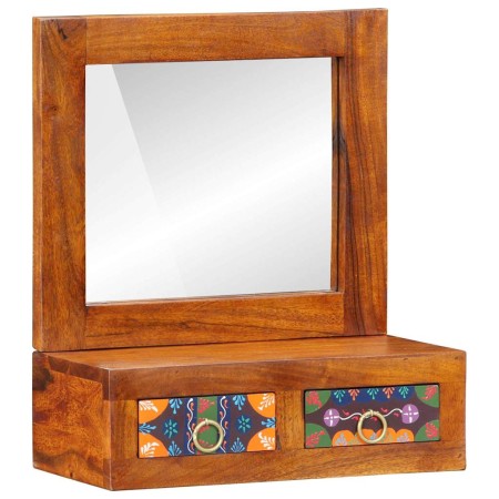 Armario de Pared Marrón 40 x 20 x 50 cm Madera de Acacia Sólida en Estanterías | Comprar online en Foru.es