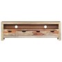 Mueble de TV madera maciza de sheesham 130x30x40 cm de vidaXL, Muebles TV - Ref: Foro24-247750, Precio: 210,21 €, Descuento: %