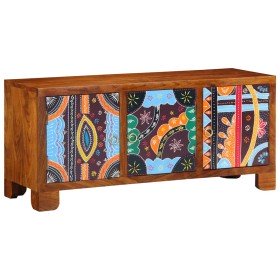 Banco para zapatos con puerta Marrón miel 100 x 35 x 45 cm en Bancos para recibidores y almacenamiento | Comprar online en Foru.