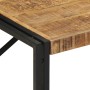 Mesa de centro de madera maciza de mango rugosa 100x100x35 cm en Mesas de centro | Comprar online en Foru.es