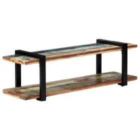 Mueble para la TV de madera maciza reciclada 130x40x40 cm de vidaXL, Muebles TV - Ref: Foro24-247884, Precio: 127,69 €, Descu...