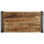 Mesa de centro de madera maciza de mango rugosa 100x50x35 cm en Mesas de centro | Comprar online en Foru.es